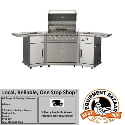 New bbq with rotisserie - with, |