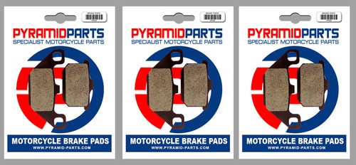 Front rear brake pads 3 - front, (3