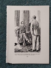 Sk10  Ephemera 1930s Punch Cartoon Gentleman Of Leisure And Valet