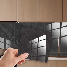 Peel and Stick Splashback Self Adhesive Wall Tiles Sticker Quotes Transfer DIY