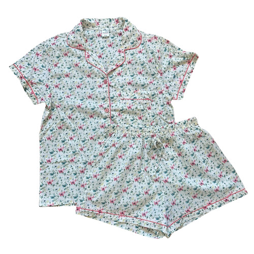 Ladies cotton pyjamas - cotton, set
