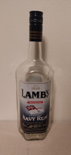 Lamb navy rum litre - lamb's, empty