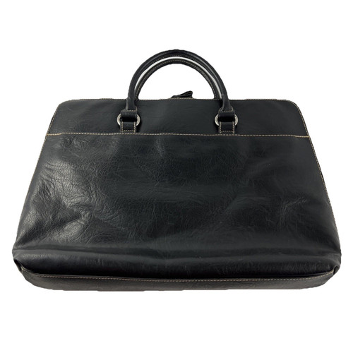 Vtg bueno leather briefcase - vtg,