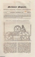 IDEA OF A MANU-MOTIVE CARRIAGE; CONICAL WHEELS (WHEELS OF A CARRIAGE); GARDEN WA