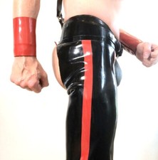 Latex Mens Chaps Rubber Fetish