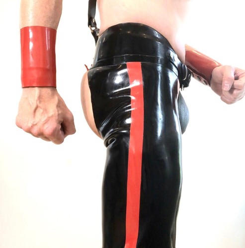 Latex mens chaps rubber - mens, fetish