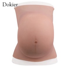 Dokier Realistic Silicone Belly Fake Pregnant Belly Bellies 6 Months 9 Months