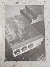 CYRUS ELECTRONICS Early brochure CYRUS 1 & II amplifiers + PSX + CYRUS tuner