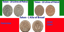 Tatarstan token/ coin 1992 1993 10l petrol 20l fuel 1kg bread flour Russia 
