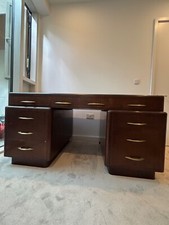 Mid century Executive Bankers office desk.