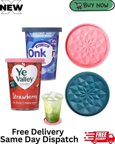 Yogurt pot lids 500g pack - 500g,