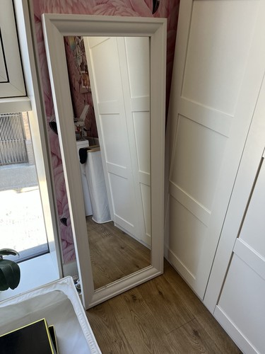 White ikea wall mirror - mirror, large