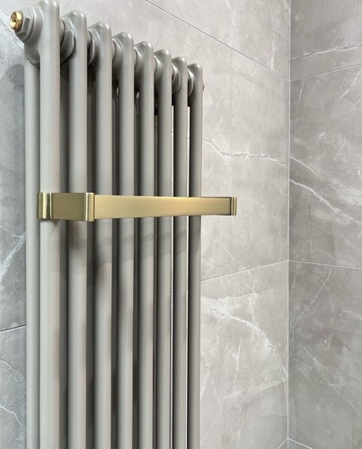 Brushed gold towel bar - gold,