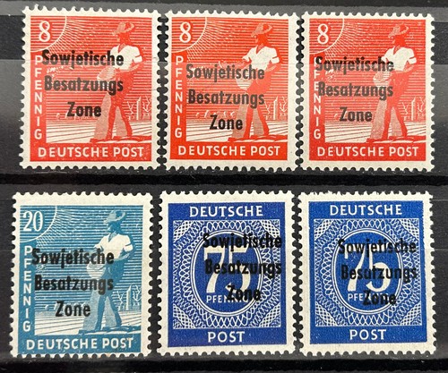 German stamps soviet - german,