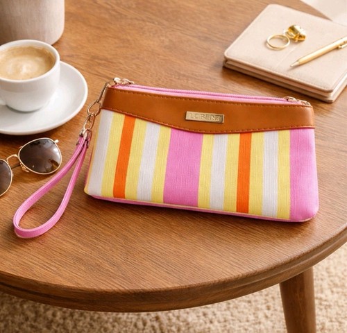 Lorenz striped 1 purse - lorenz, 3-in-1