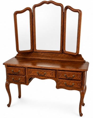 French ornate carved dressing - carved,