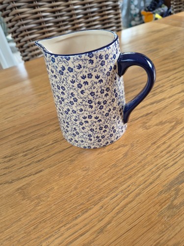 Blue and white pretty floral - and,