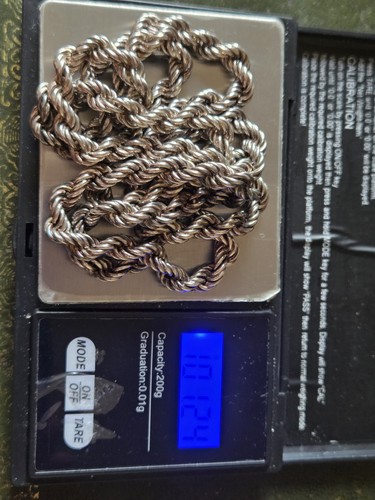 925 heavy sterling silver rope - 925,