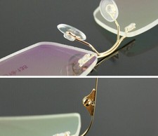 Lightweight Eyeglass Frames Spectacles Frame Rx Prescription Rimless New Mens K