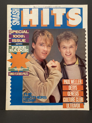 Smash hits magazine 1982 - magazine,