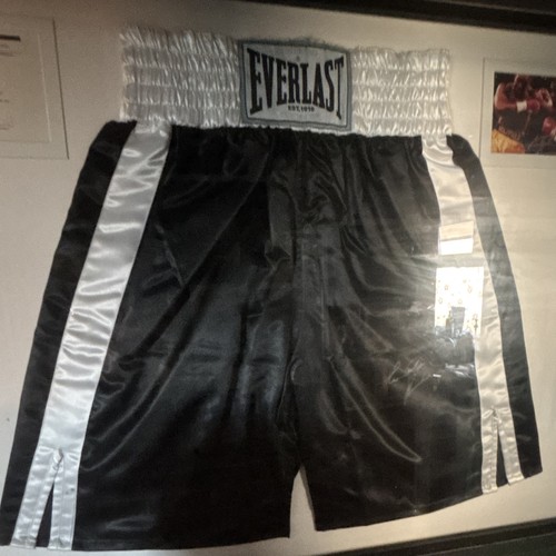 Everlast signed boxing trunks - signed,