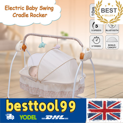 Baby cradle swing bluetooth - baby,