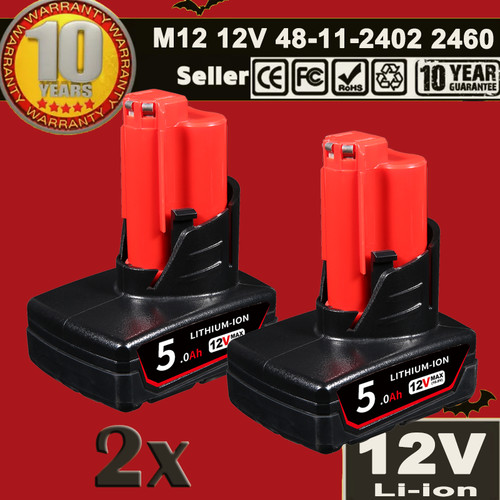 2pcs for milwaukee m12 - m12, 12v