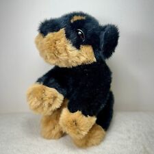CHAD VALLEY Rottweiler puppy Black/brown small dog toy plush soft cuddly 24 cm