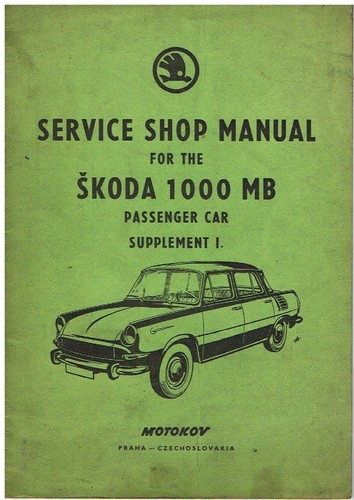 Skoda 1000mb saloon original - 1000mb,