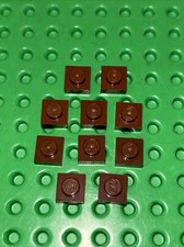 LEGO plate 1x1 in Reddish