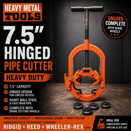 Hinged pipe cutter - hinged,