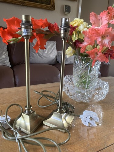 Brass table lamps - brass,