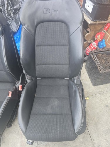 Audi half leather seats - leather,