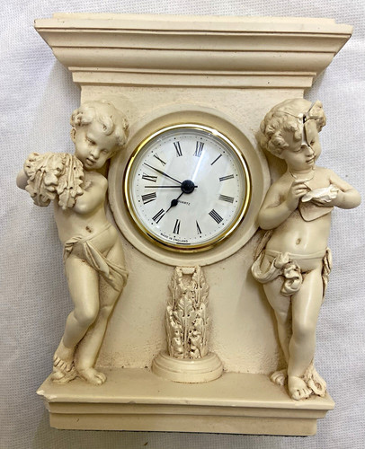 Artforum cherub mantel clock - mantel,