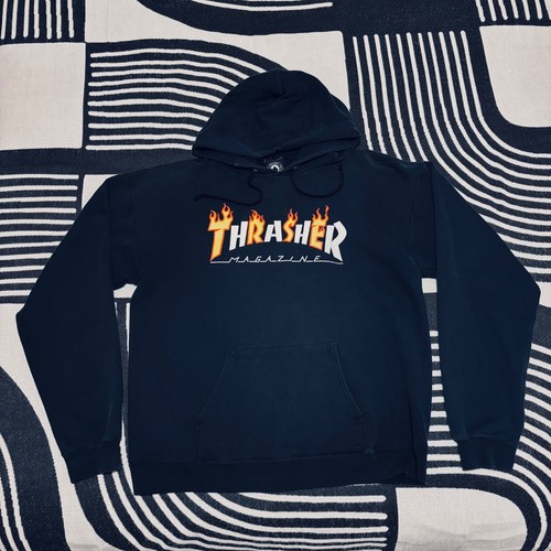 Thrasher magazine flame black - magazine,