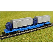 Gauge long flatbed bogie - gauge,