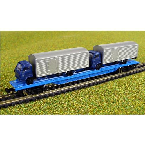 Gauge long flatbed bogie - n,