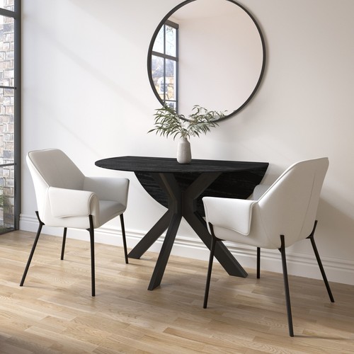 Small black wooden drop - small,