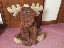 B&Q Large Soft Plush Cuddly Toy Reindeer / Moose 65cm tall