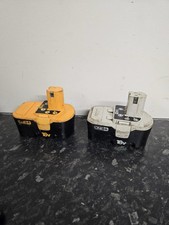 2x 18V Li-ion Battery For Ryobi P108 P107 ONE+ BPP-1817M BPP-1815 UNTESTED