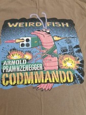 Men's Weird Fish T-Shirt Size