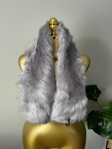 New women faux - faux, grey
