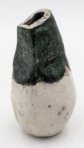 Raku fired studio pottery - fired,