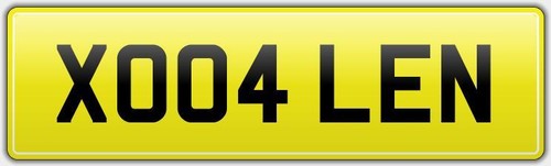 Quality xo04 len dvla - car, reg