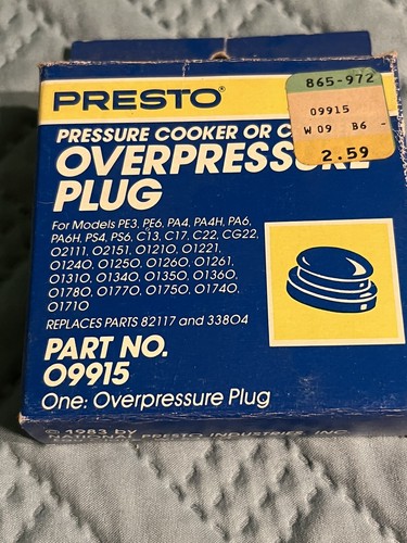 Nib presto 9915 pressure - nib,