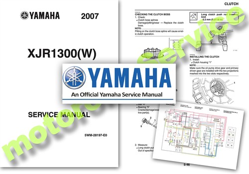 Yamaha xjr1300 workshop - yamaha,