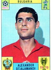A. Scialamanov Mexico 70 1970 Bulgaria Panini Excellent Rec.
