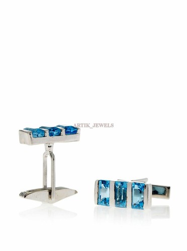 Natural blue topaz - blue,