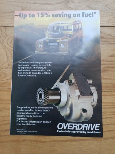 Land rover overdrive sales - land,