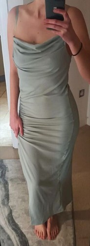 Mint green long dress size - mint, dress,